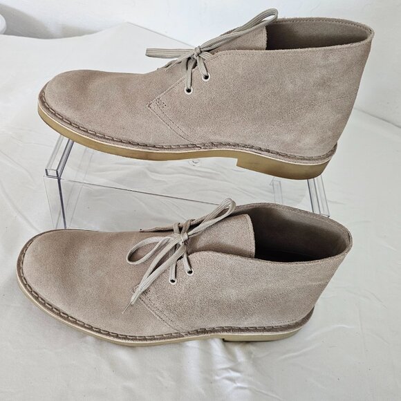 Clarks Men's Desert Boot Evo Sand Suede 261667867105 US 11.5 M Chukka - Picture 3 of 9